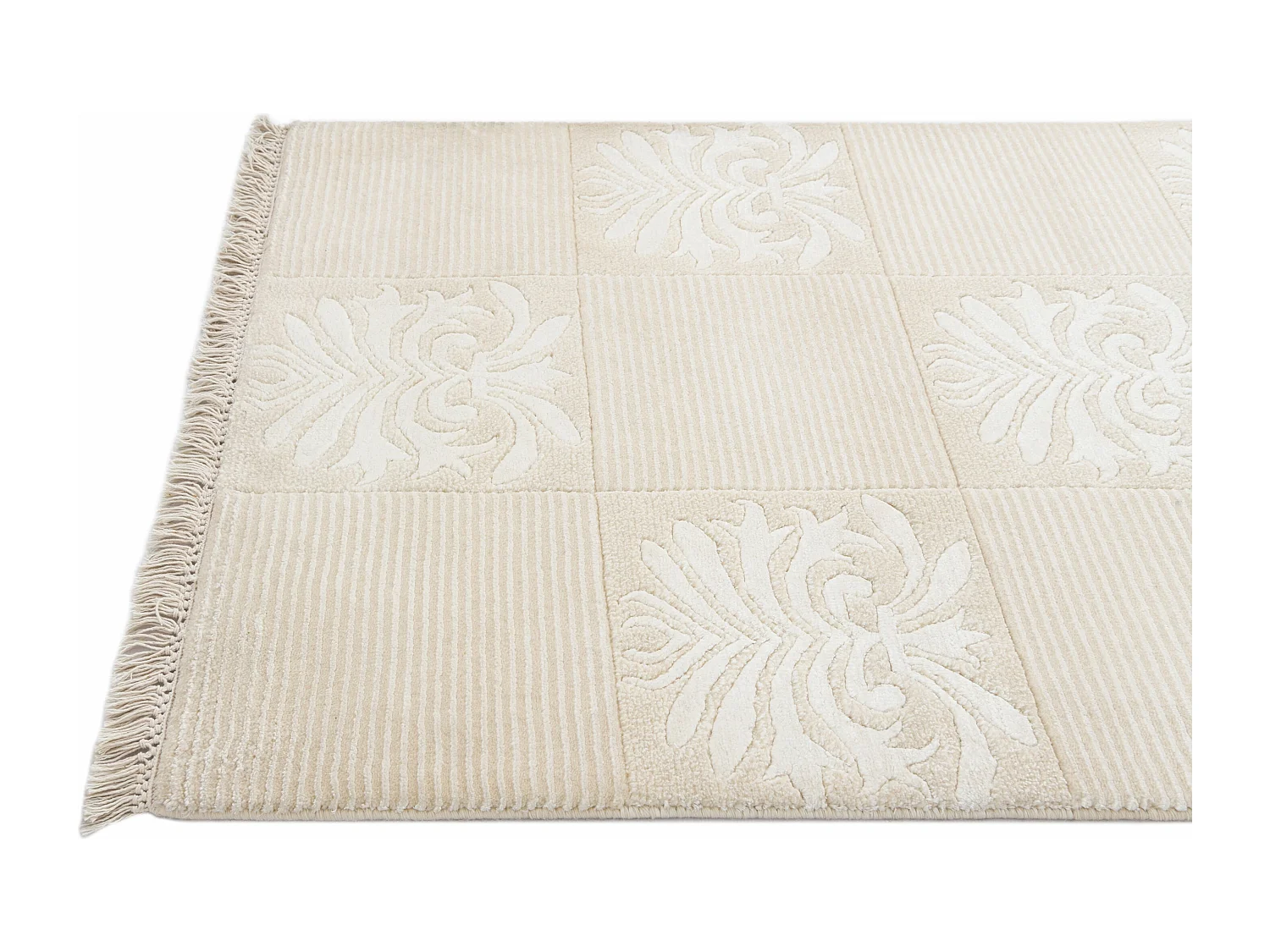 Tappeto per corridoio in lana 79x404 beige Darya