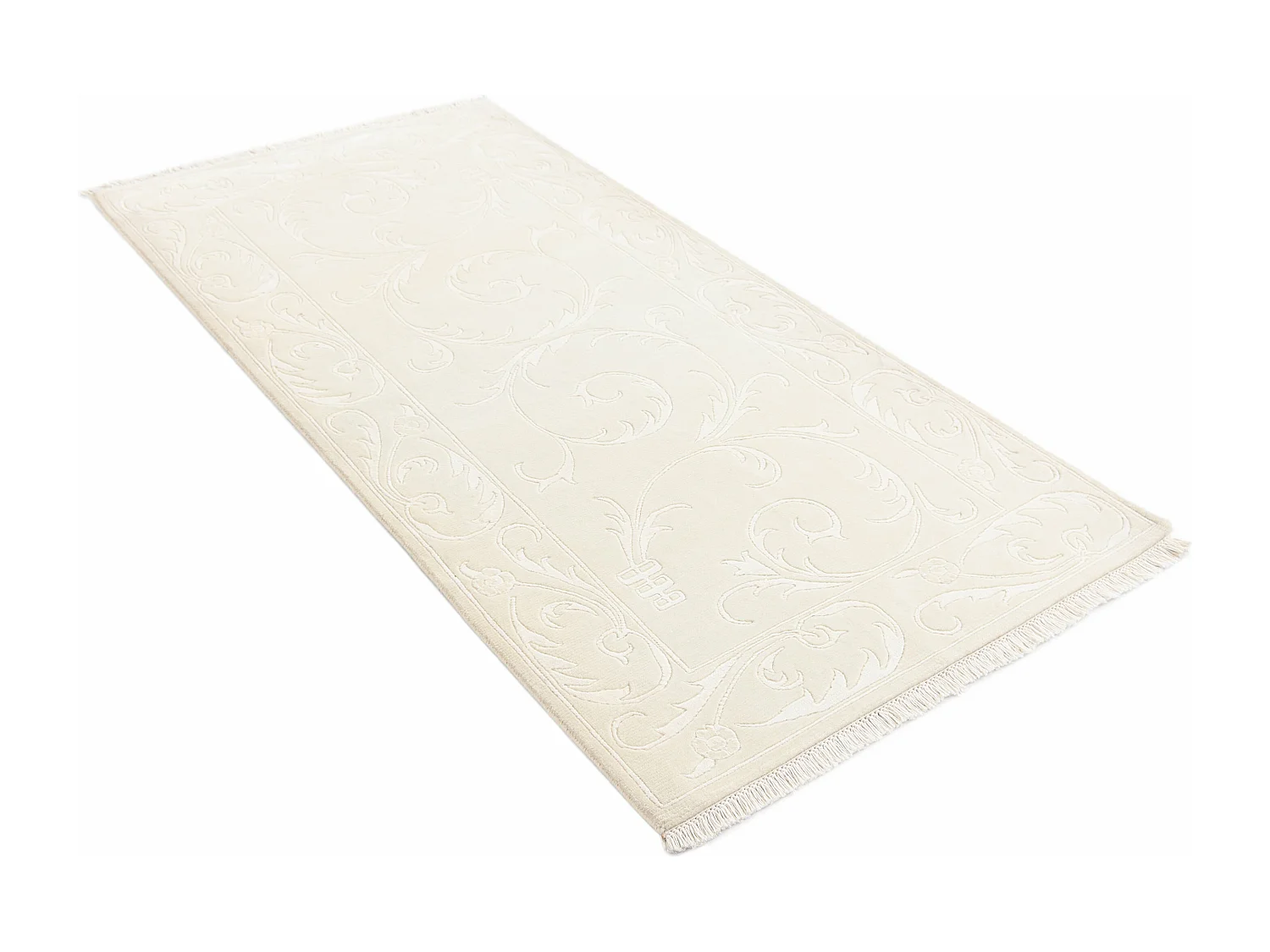 Tapis de couloir en laine 99x201 beige Darya