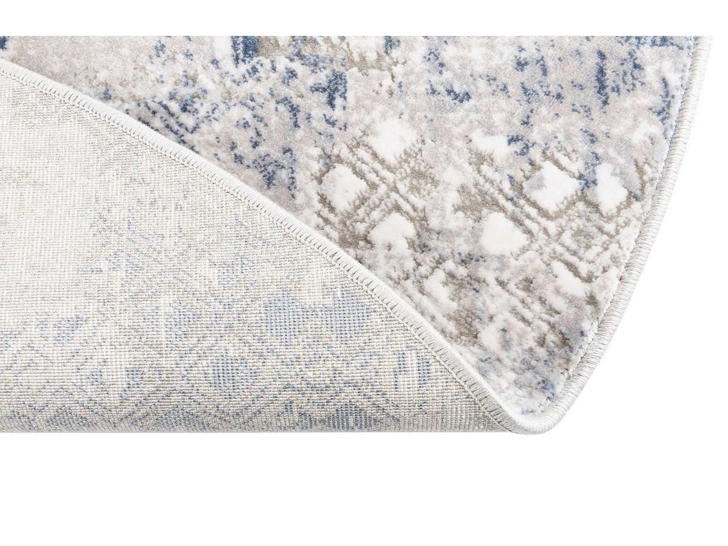 Teppich 125x125 Blau Davos Magic