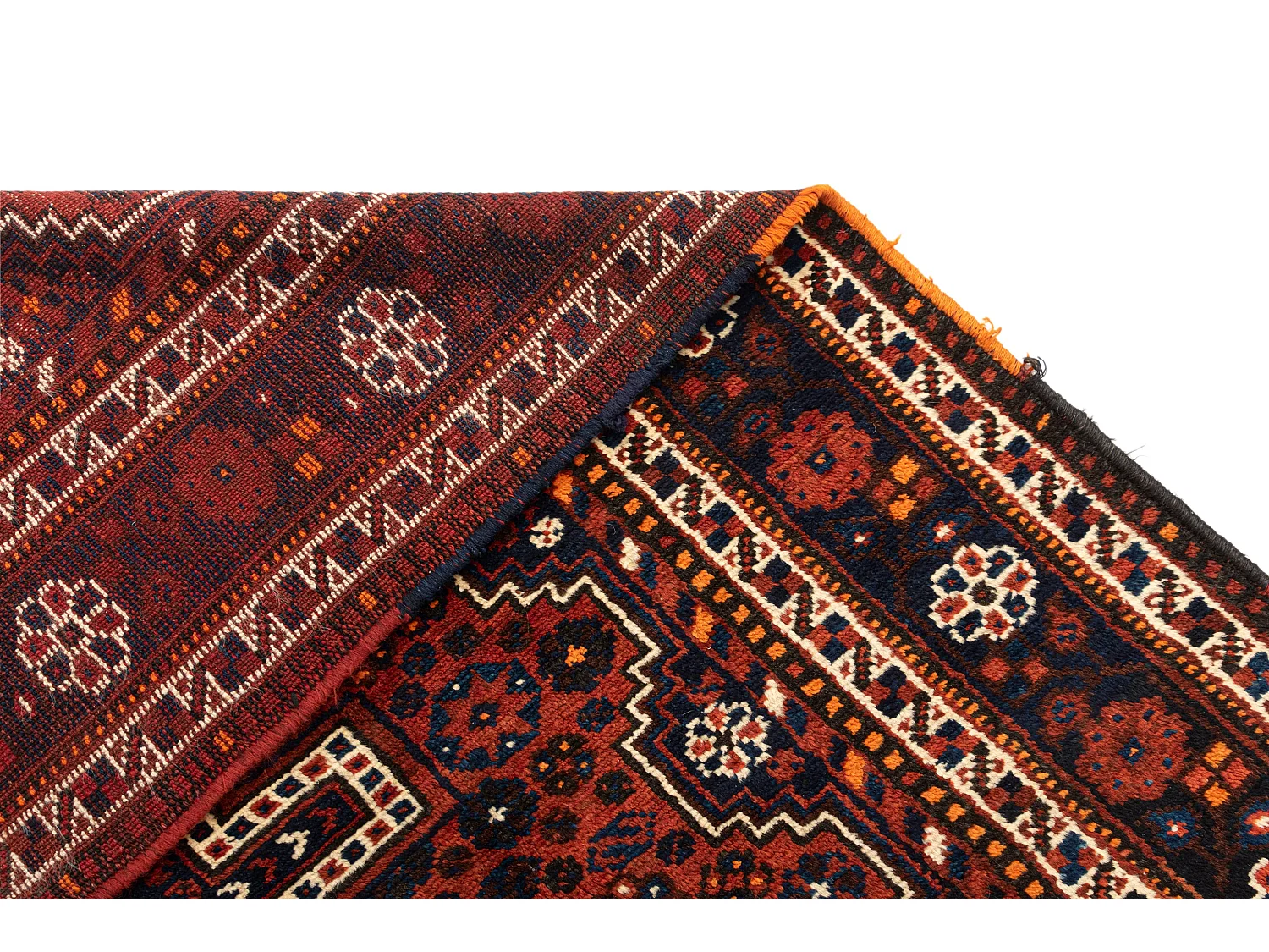 Tappeto in lana 165x212 arancia Ghashghai