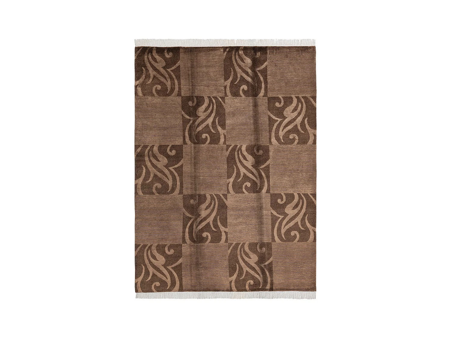 Tapis de laine 173x244 brun Darya