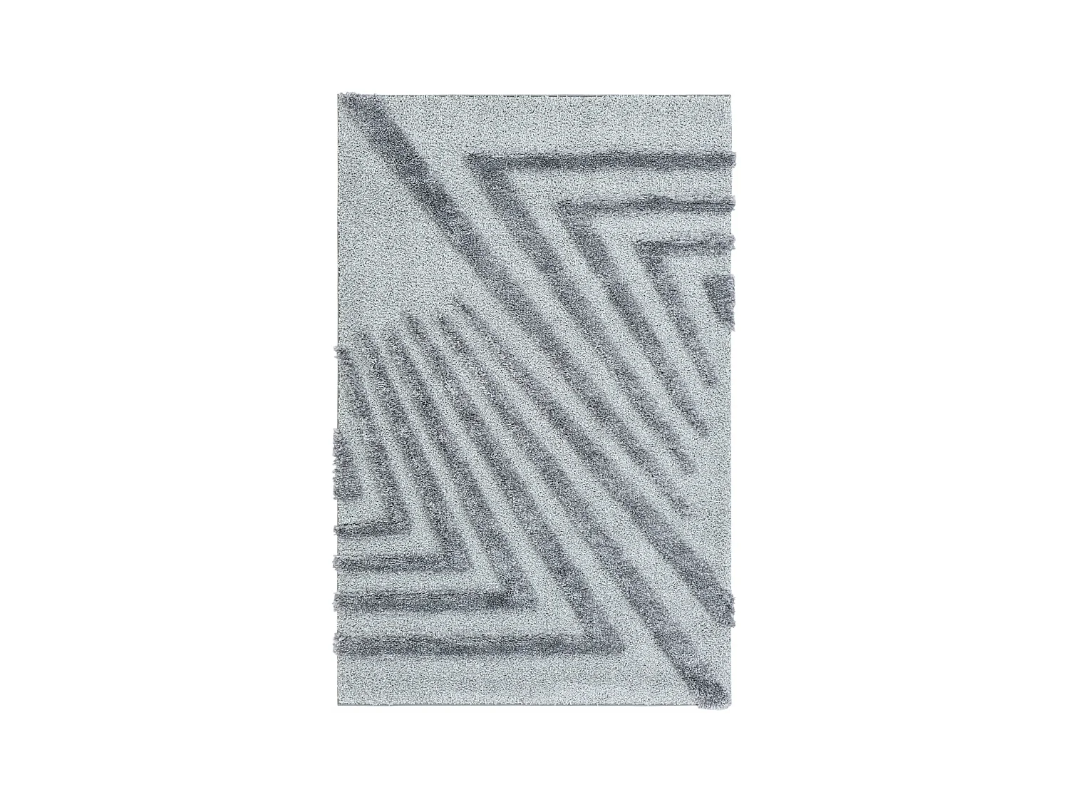 Hoogpolig tapijt 185x125 Grijs Thun Avis