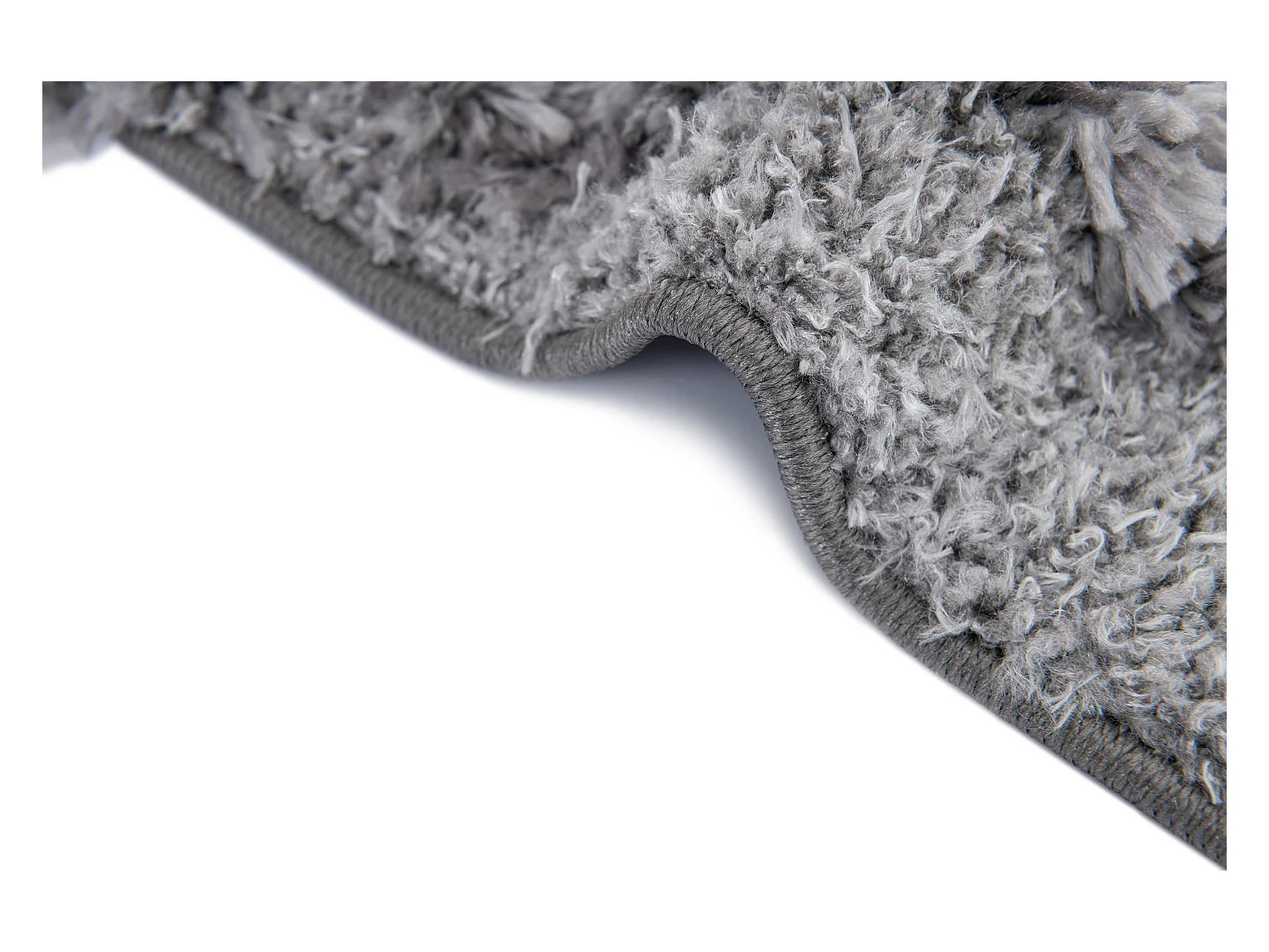 Hoogpolig tapijt 185x125 Grijs Thun Avis