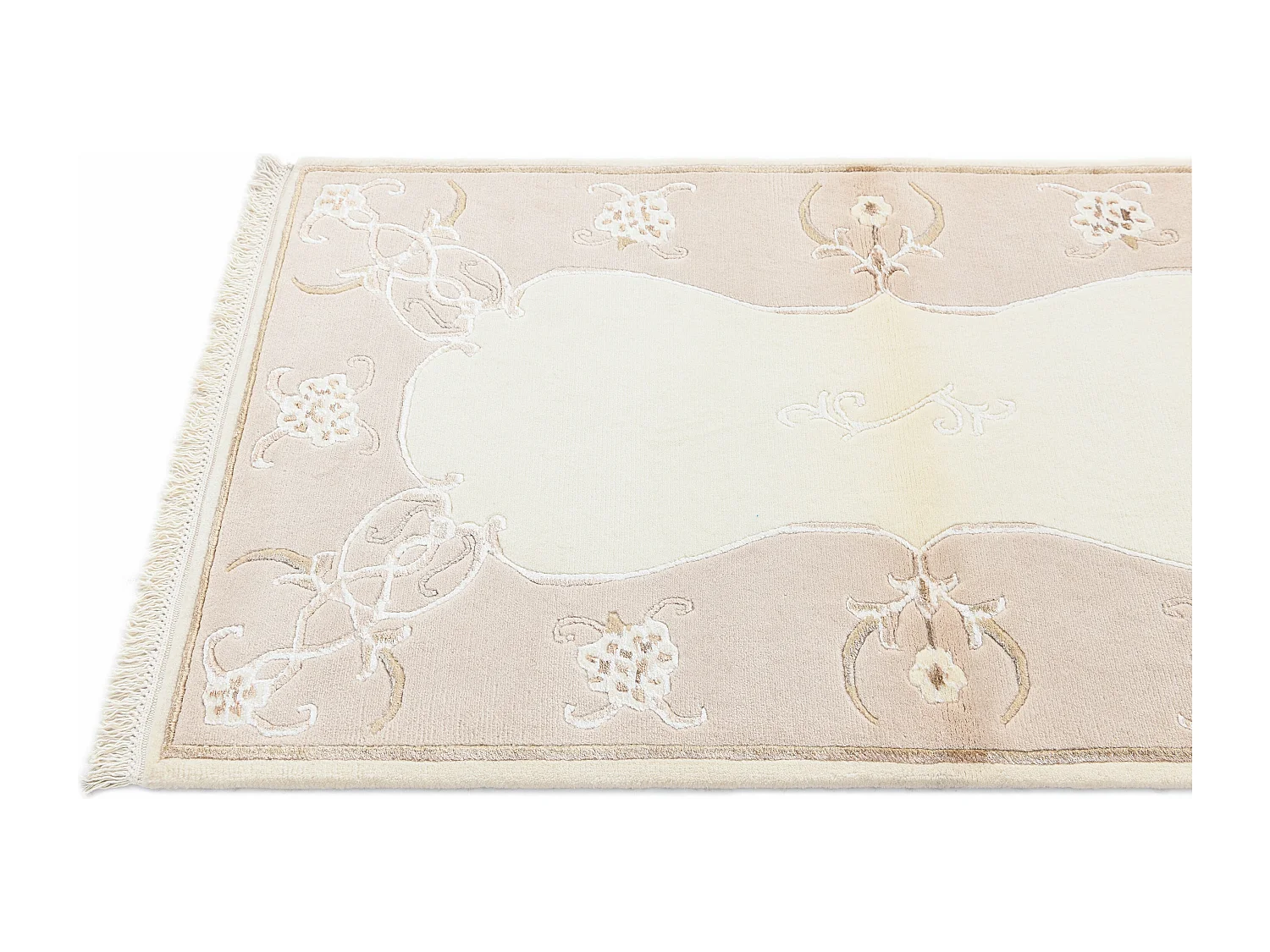 Wollteppich 84x152 Beige Darya