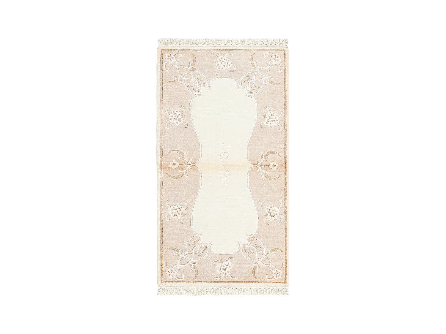 Tapis de laine 84x152 beige Darya