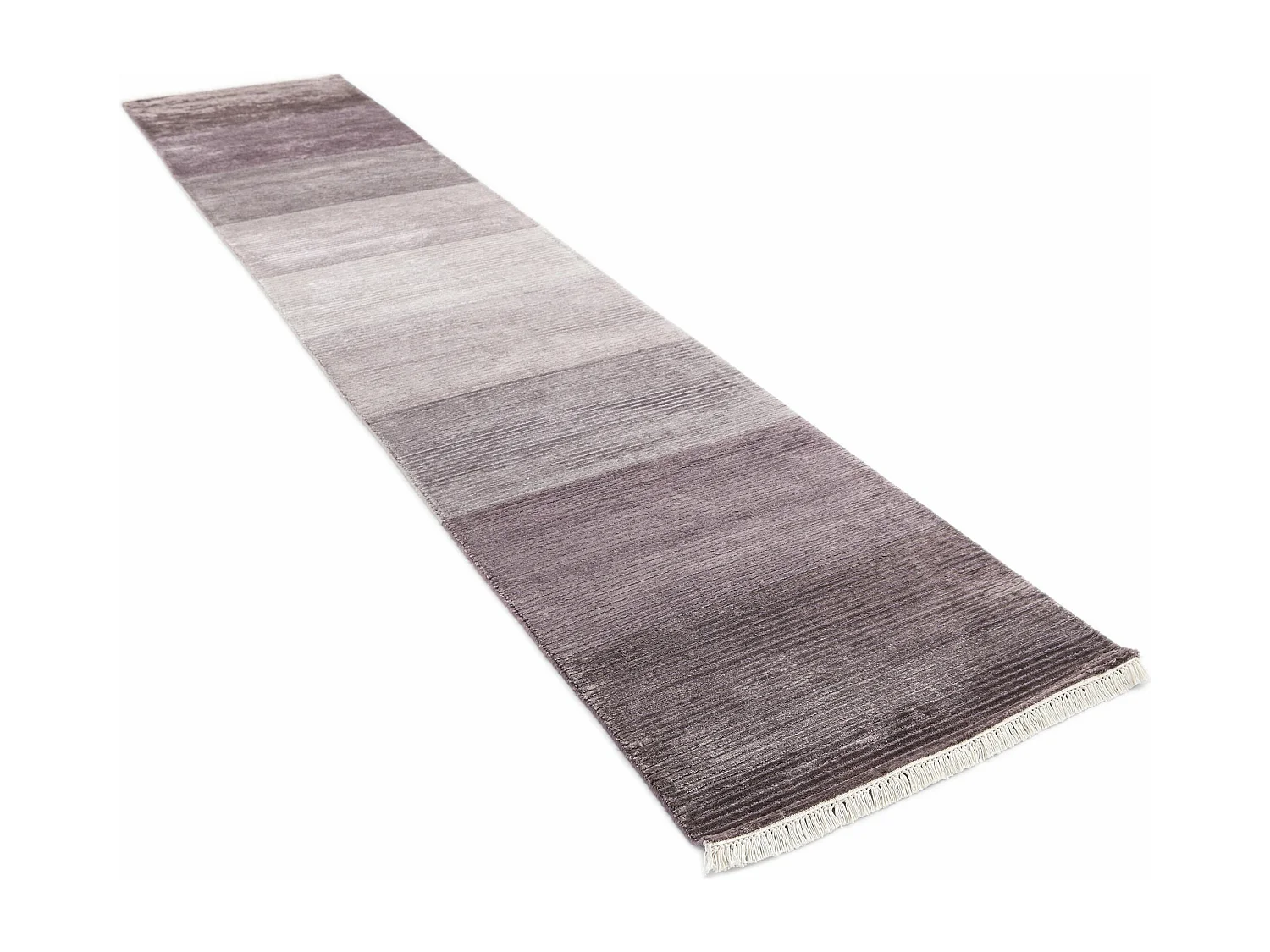 Tapis de couloir en laine 79x404 Violet Darya