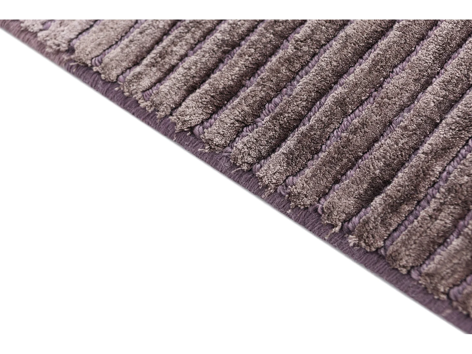 Tapis de couloir en laine 79x404 Violet Darya