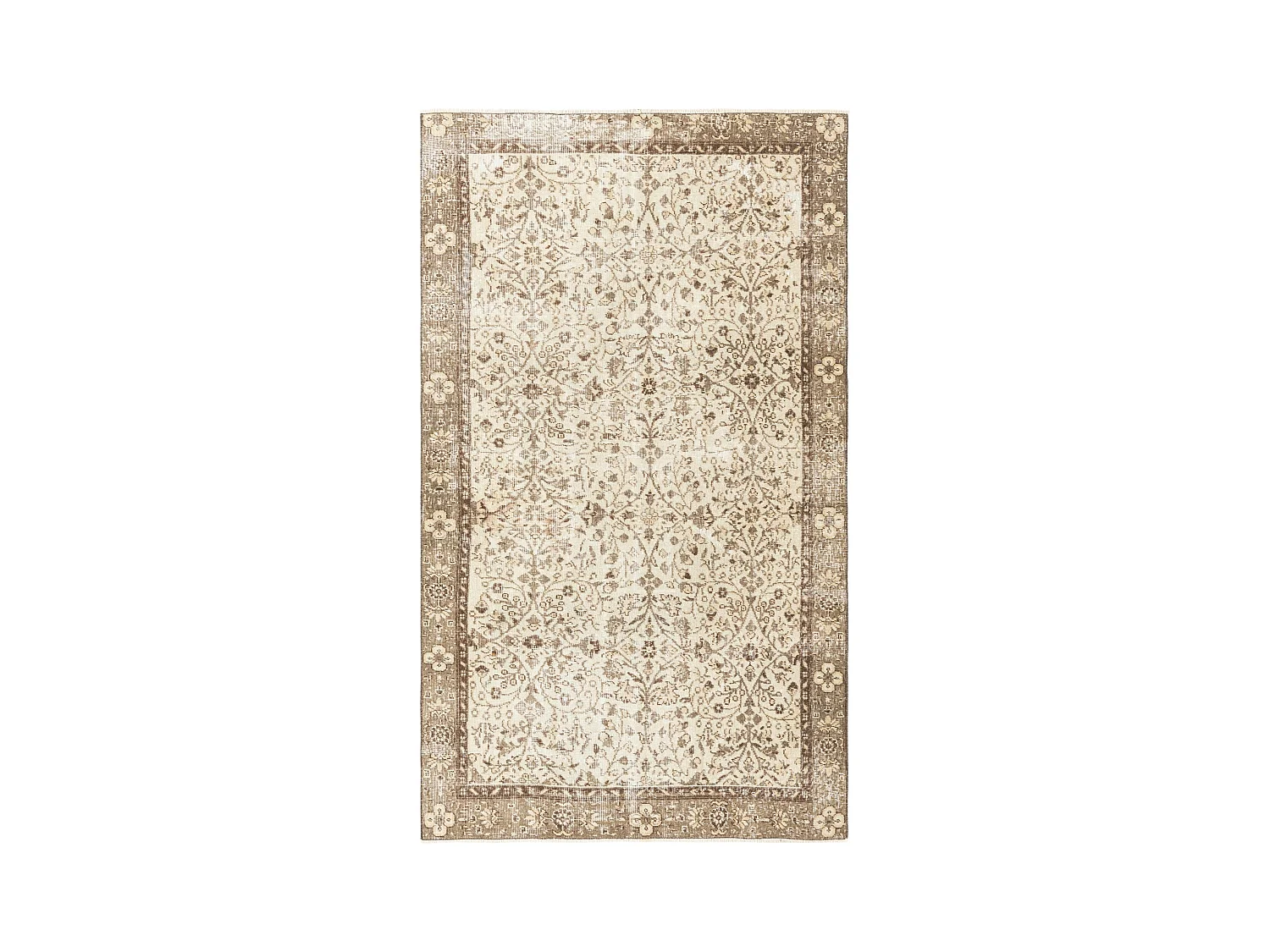 Tapis de laine 145x249 beige Ultra Vintage