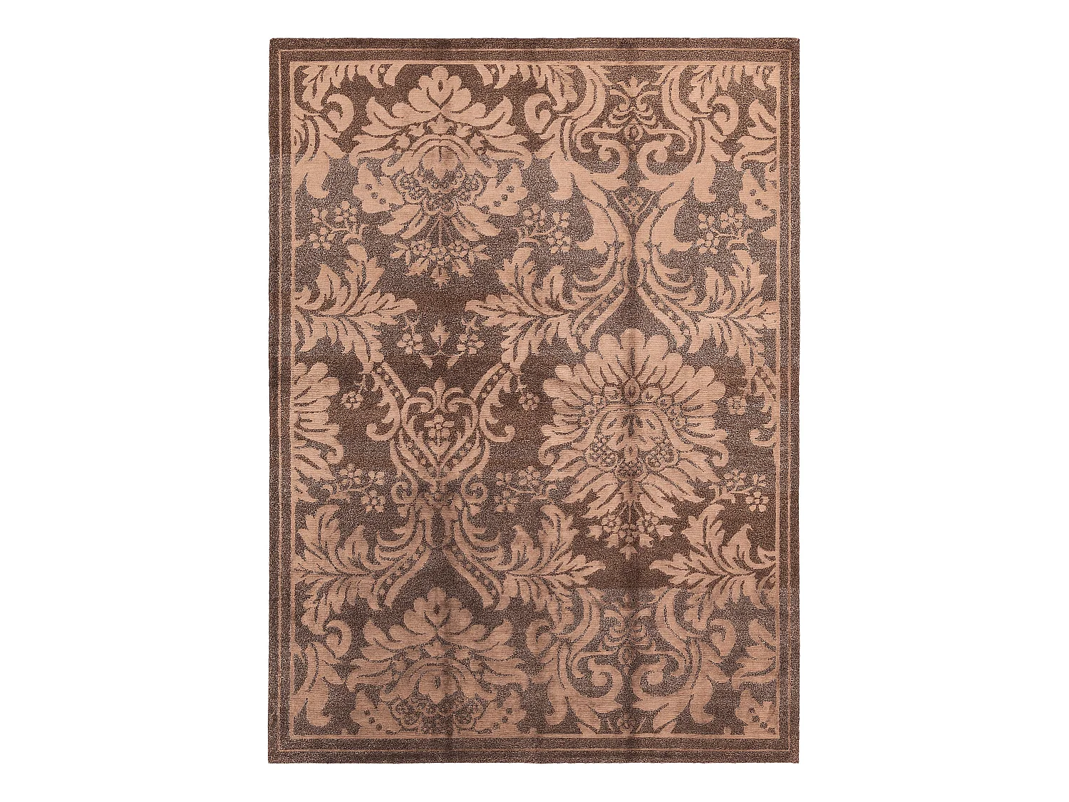 Tapis de laine 175x244 brun Darya