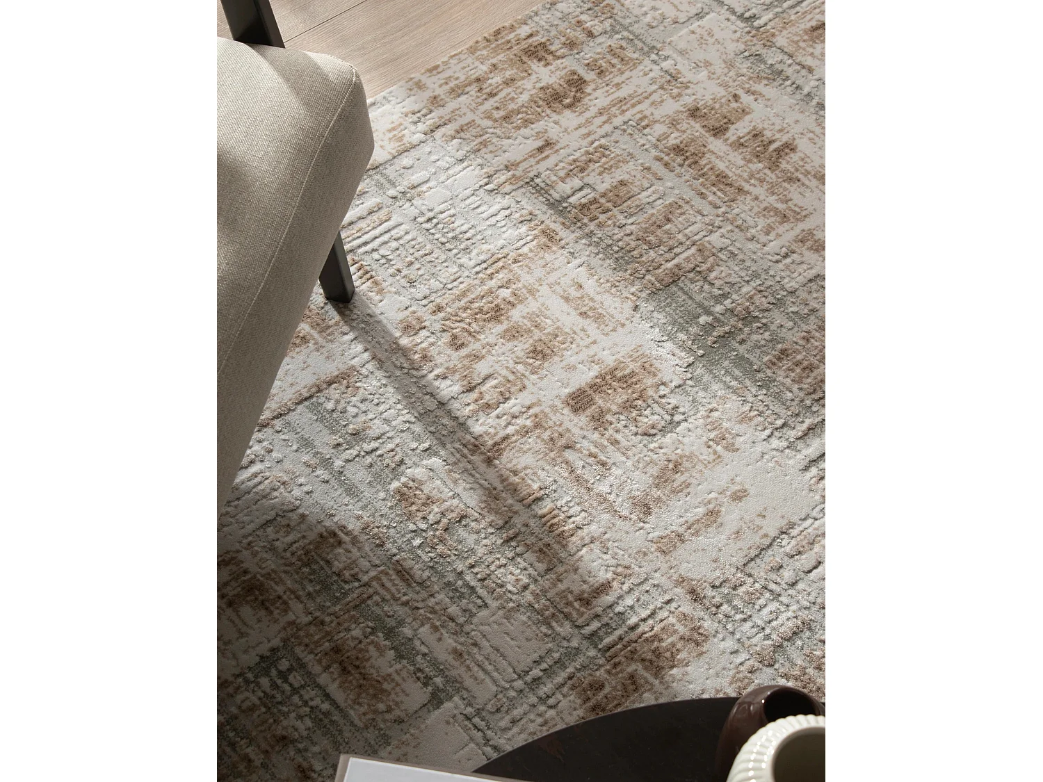 Tapis 80x305 beige Davos Miracle