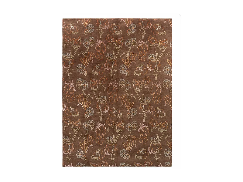 Tapis de laine 223x299 brun Modern Nehmo