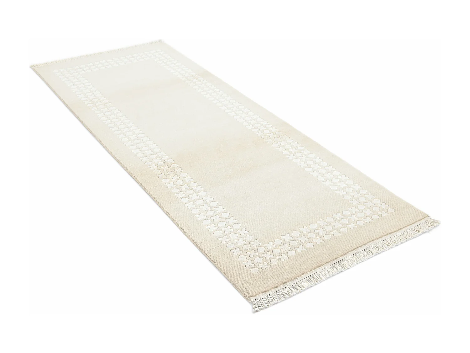 Tapis de laine 79x203 brun Darya