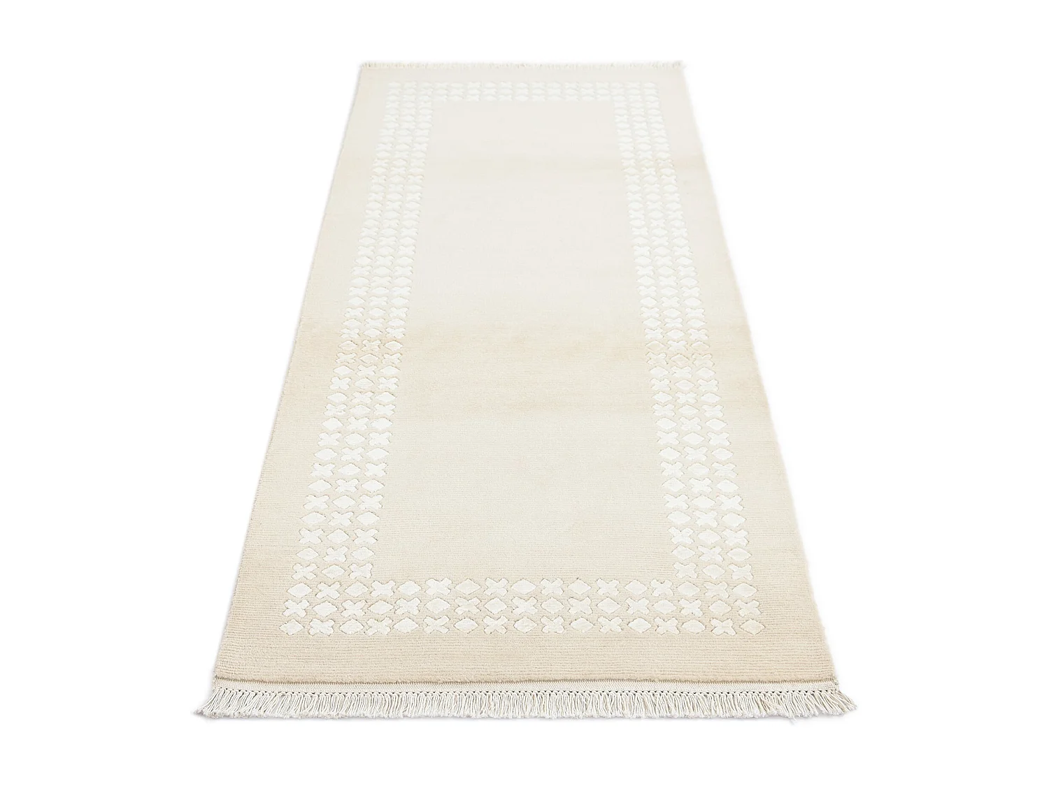 Tapis de laine 79x203 brun Darya