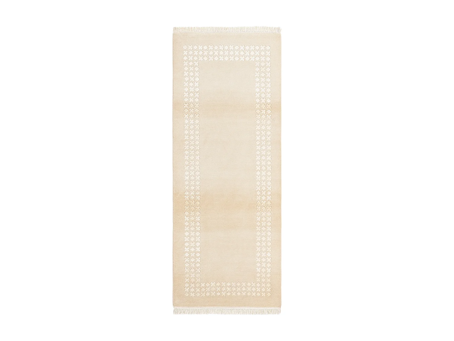 Tapis de laine 79x203 brun Darya