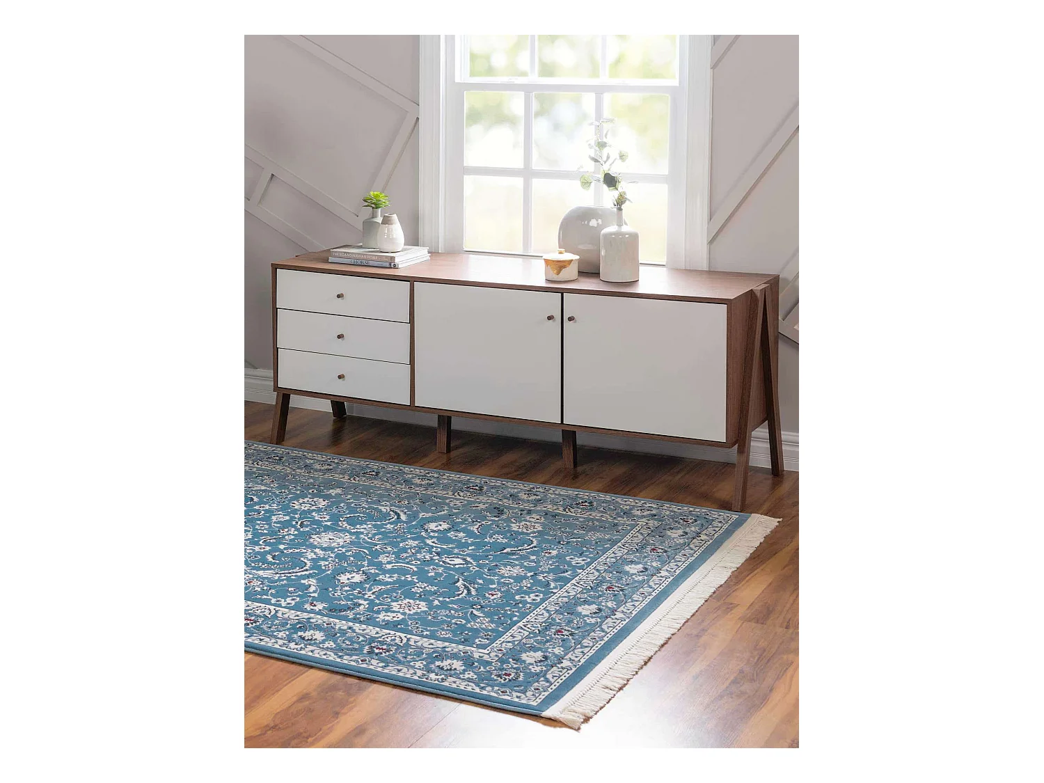 Tapis 99x160 bleu Classical
