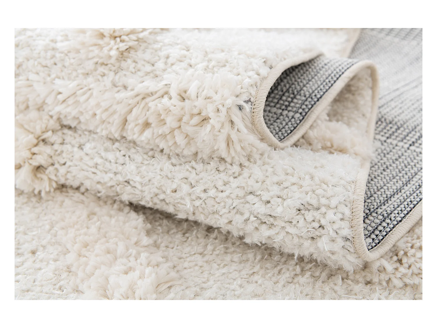Hoogpolig tapijt 305x240 Wit Thun Artem