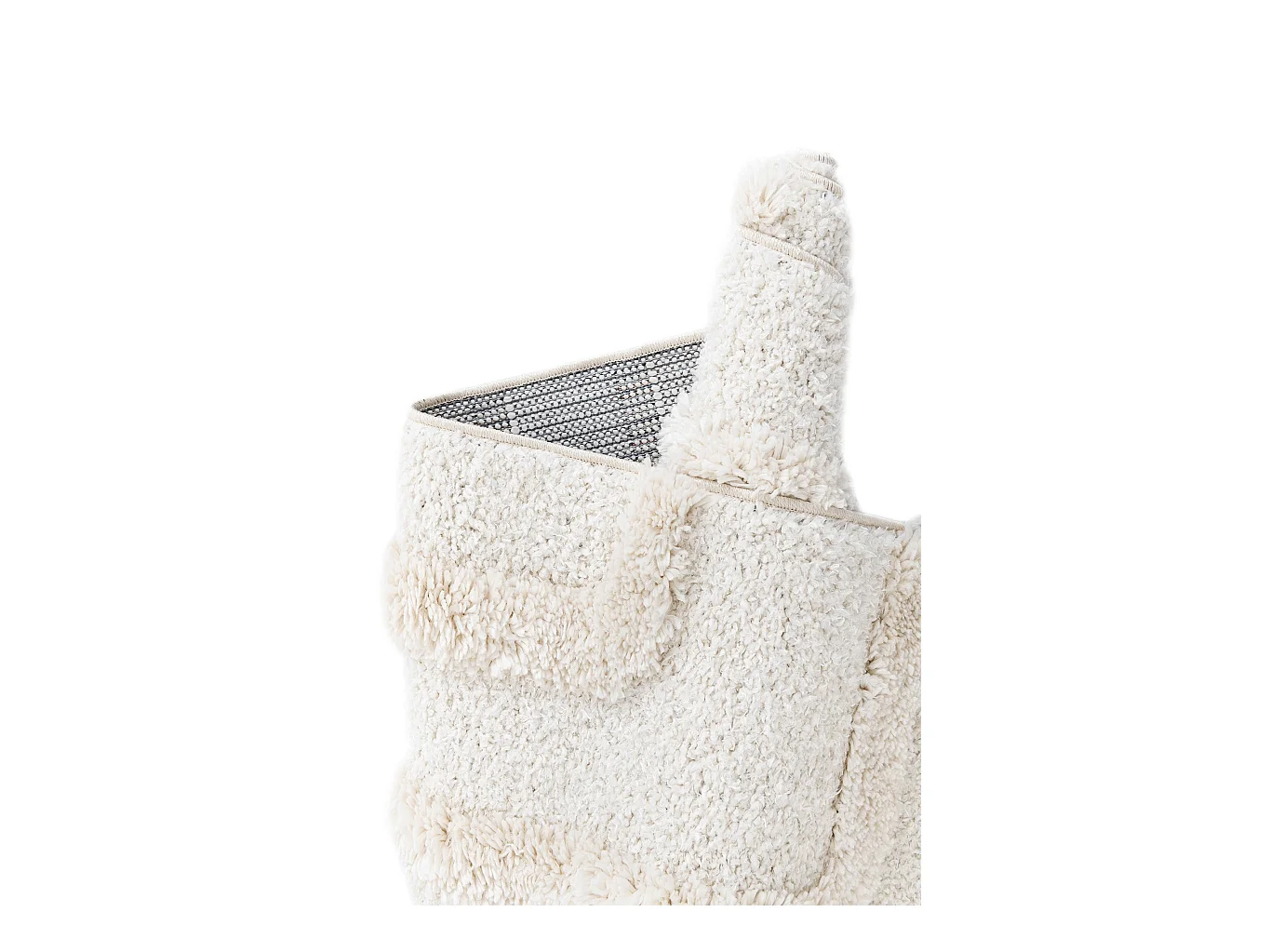 Hoogpolig tapijt 305x240 Wit Thun Artem