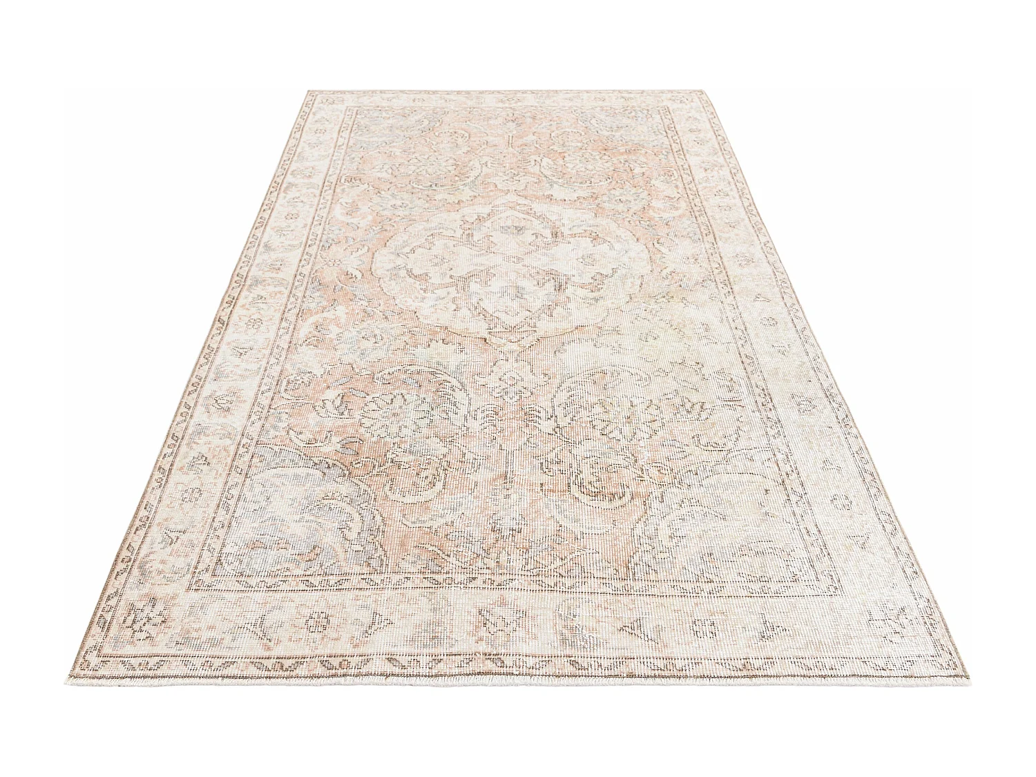 Tapis de laine 142x249 beige Ultra Vintage
