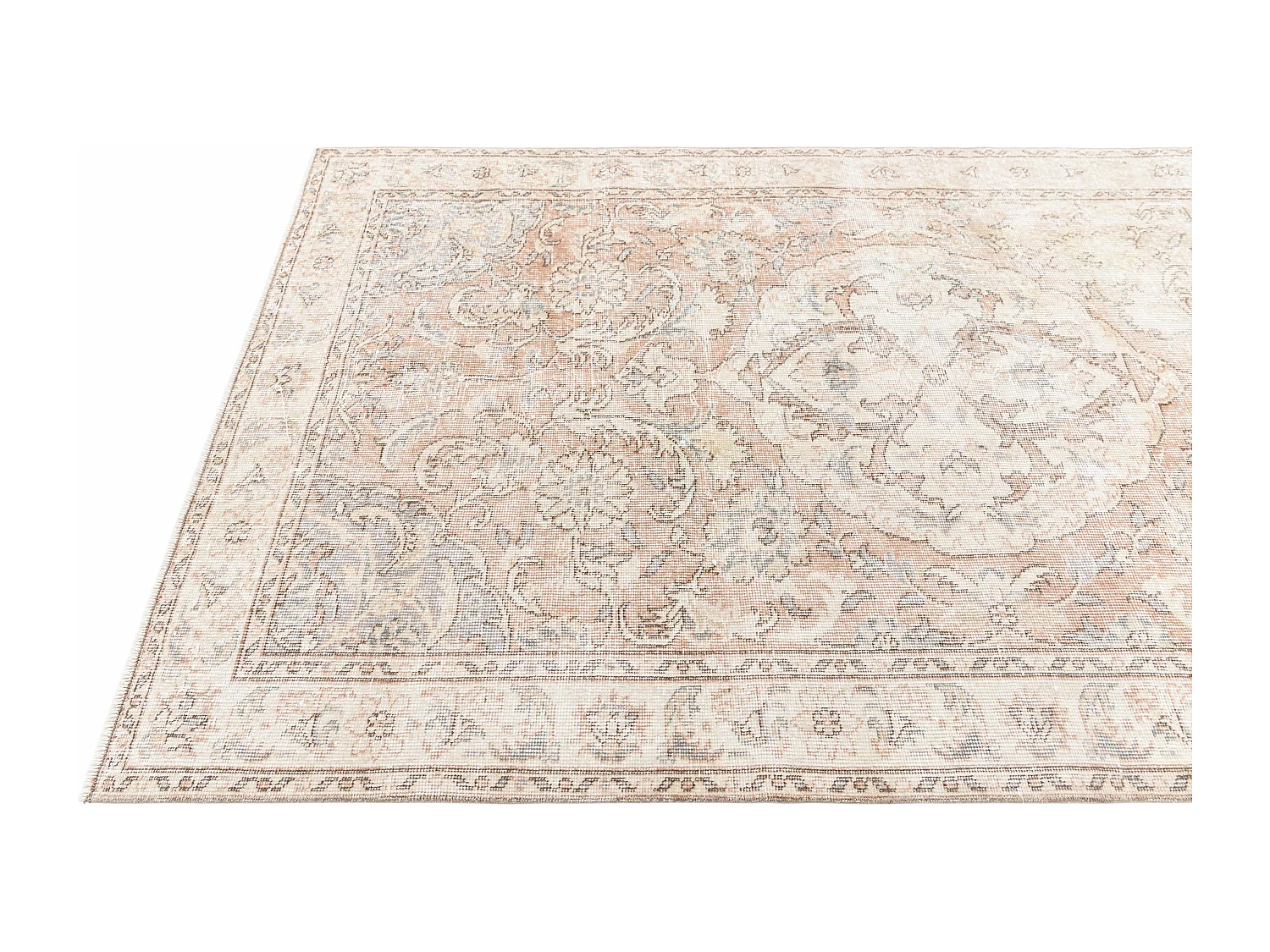 Tapis de laine 142x249 beige Ultra Vintage