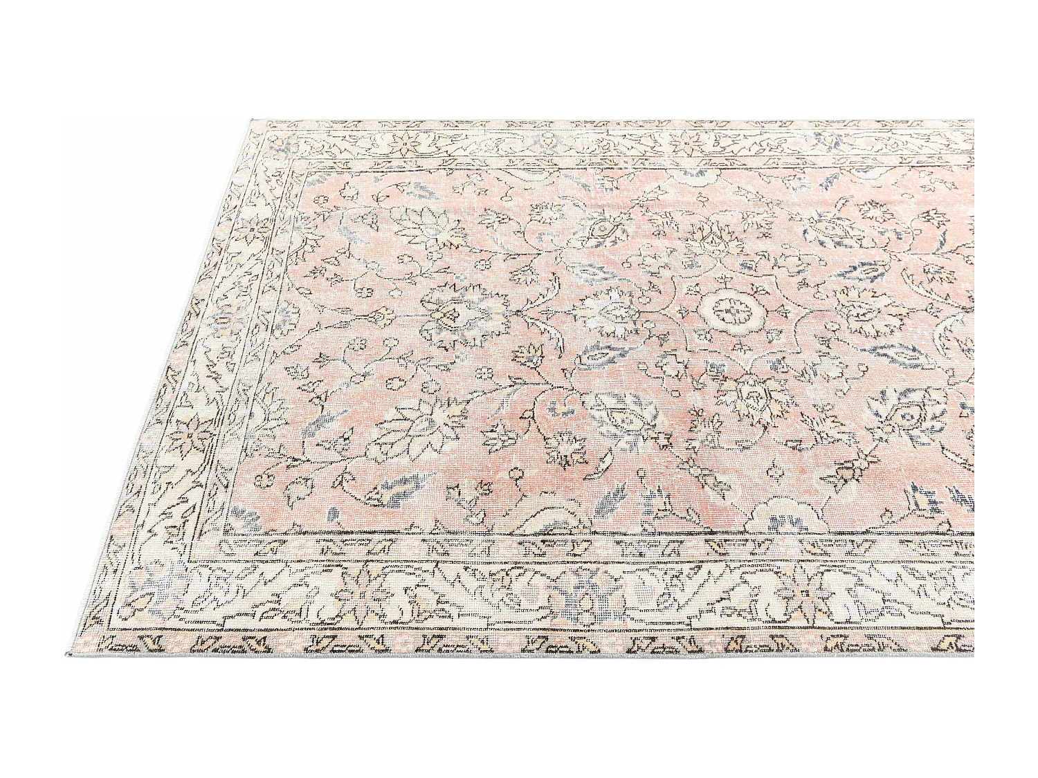 Tapis de laine 142x234 beige Ultra Vintage