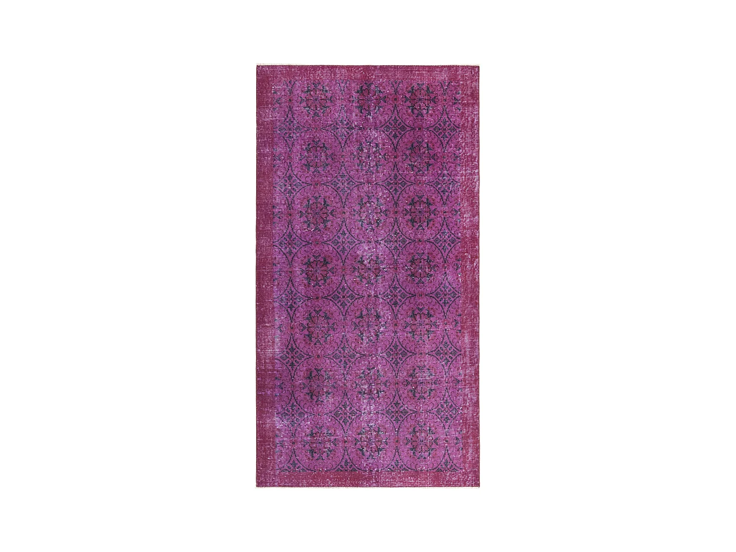 Tapis de laine 114x213 Violet Ultra Vintage