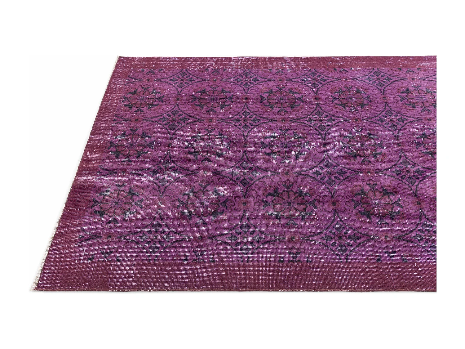Tapis de laine 114x213 Violet Ultra Vintage