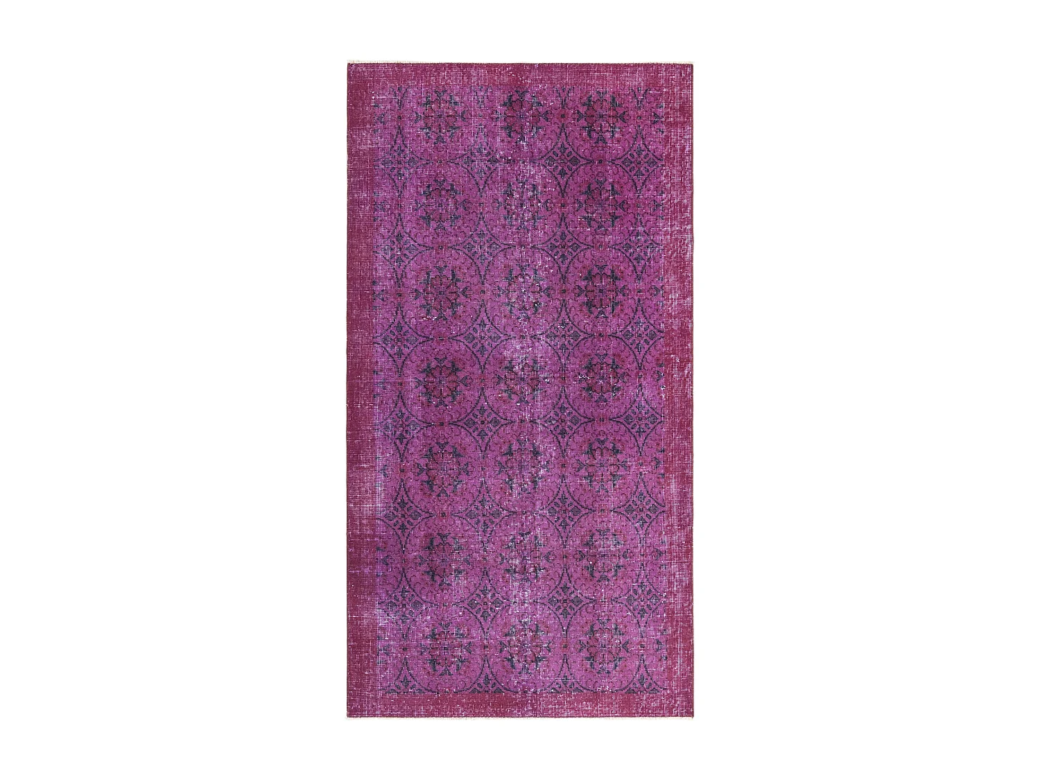 Tapis de laine 114x213 Violet Ultra Vintage