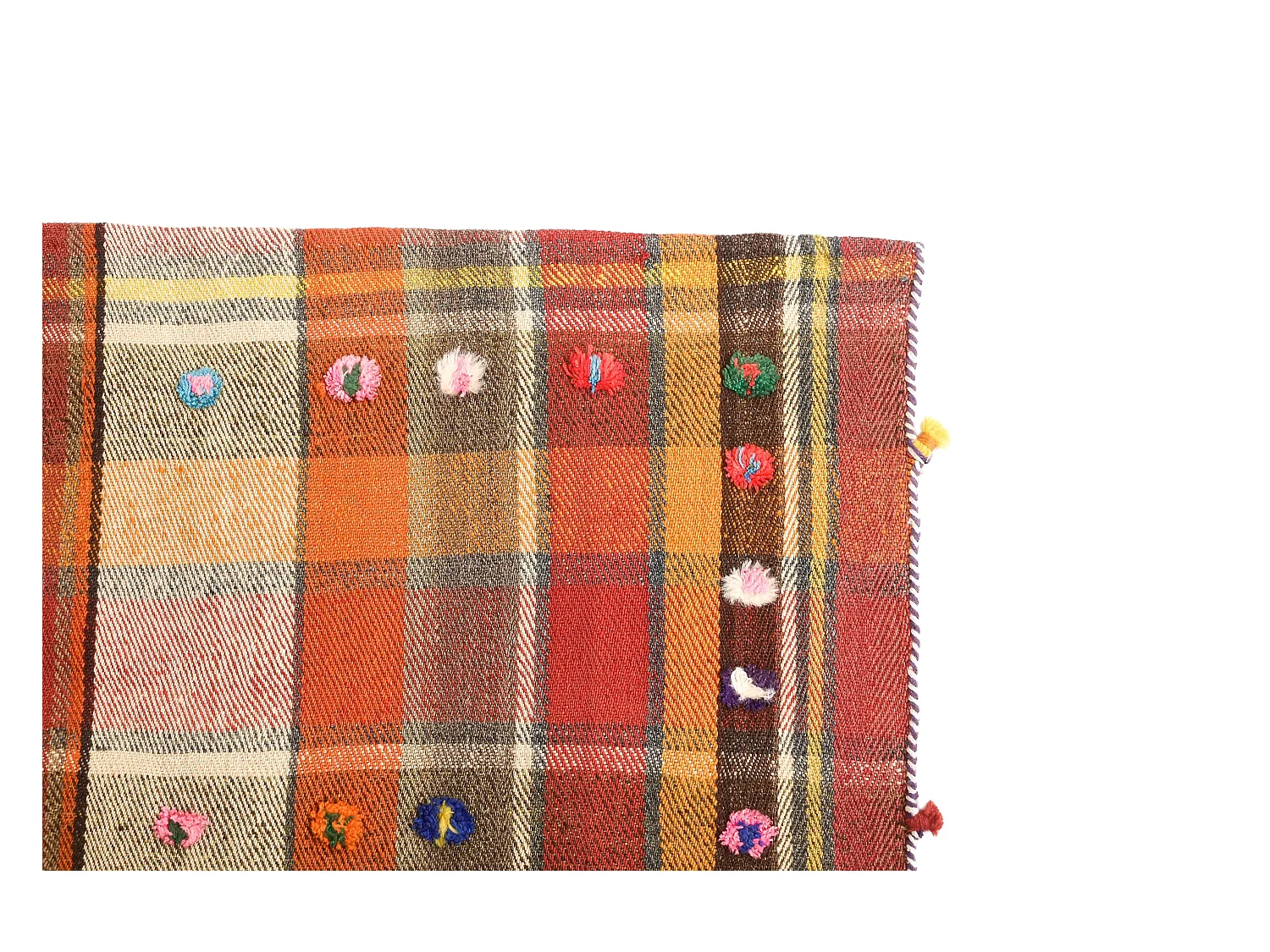 Tapis de laine 145x224 rouge Jajim