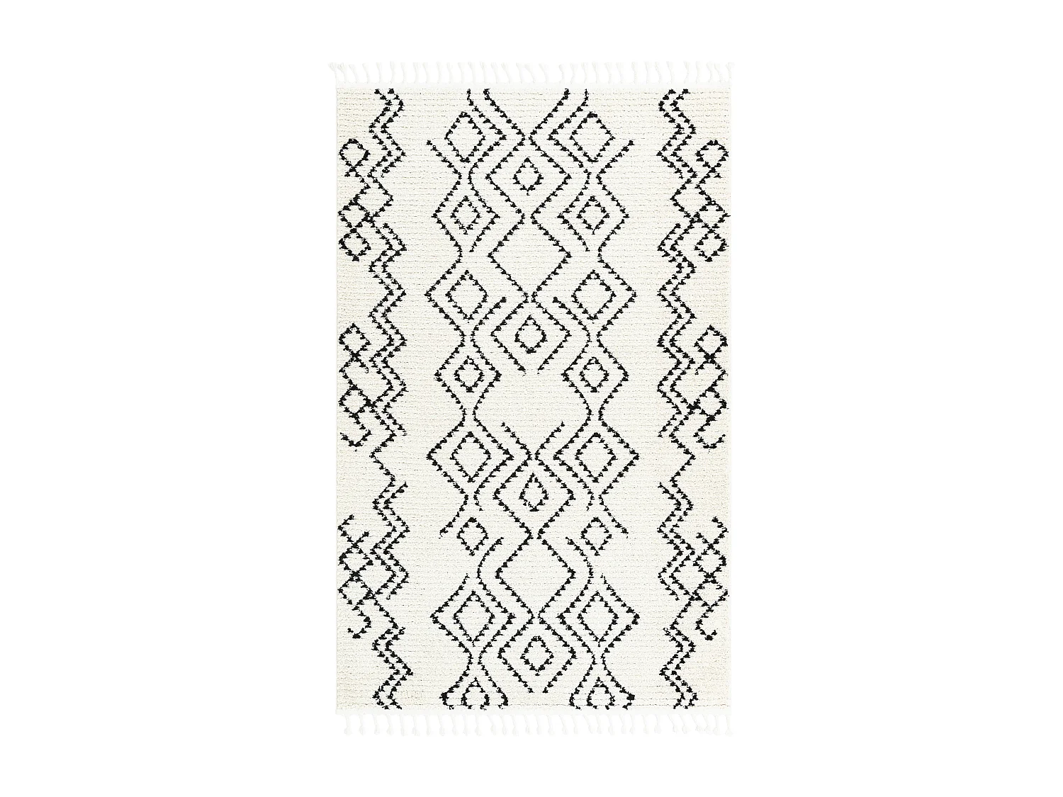 Hochflorteppich 80x185 Beige Frauenfeld Classic