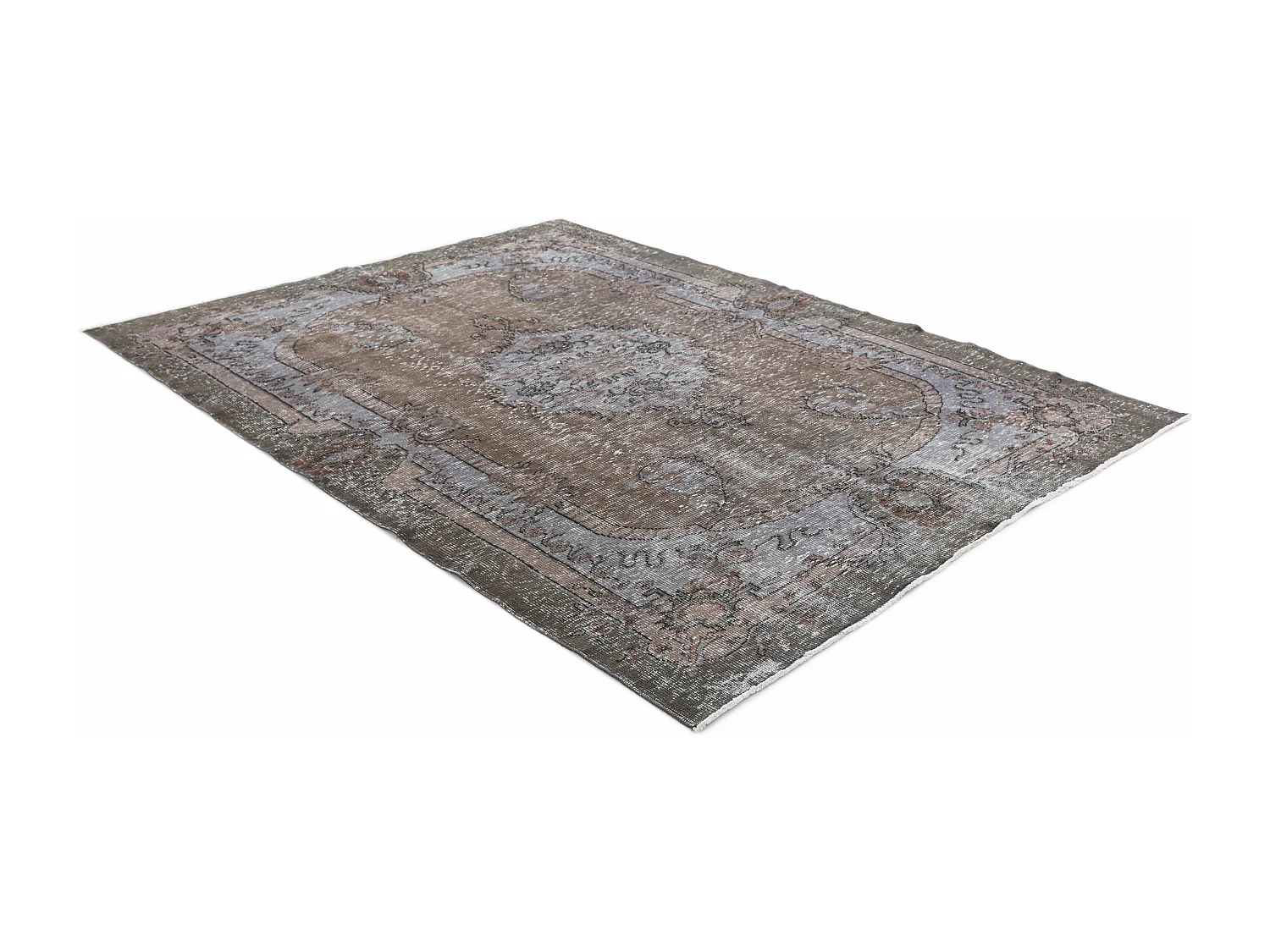 Tapis de laine 170x287 brun Ultra Vintage