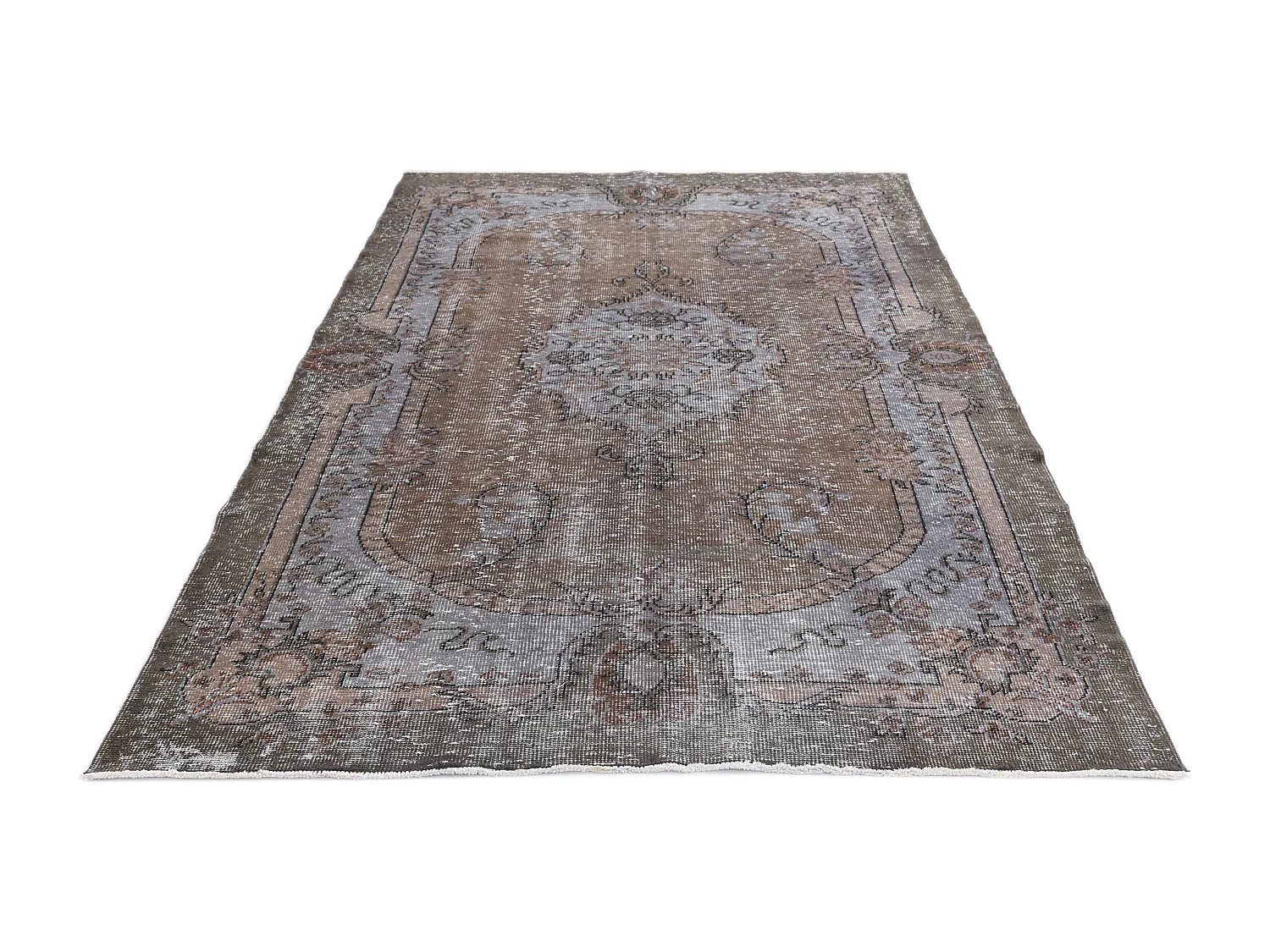 Tapis de laine 170x287 brun Ultra Vintage