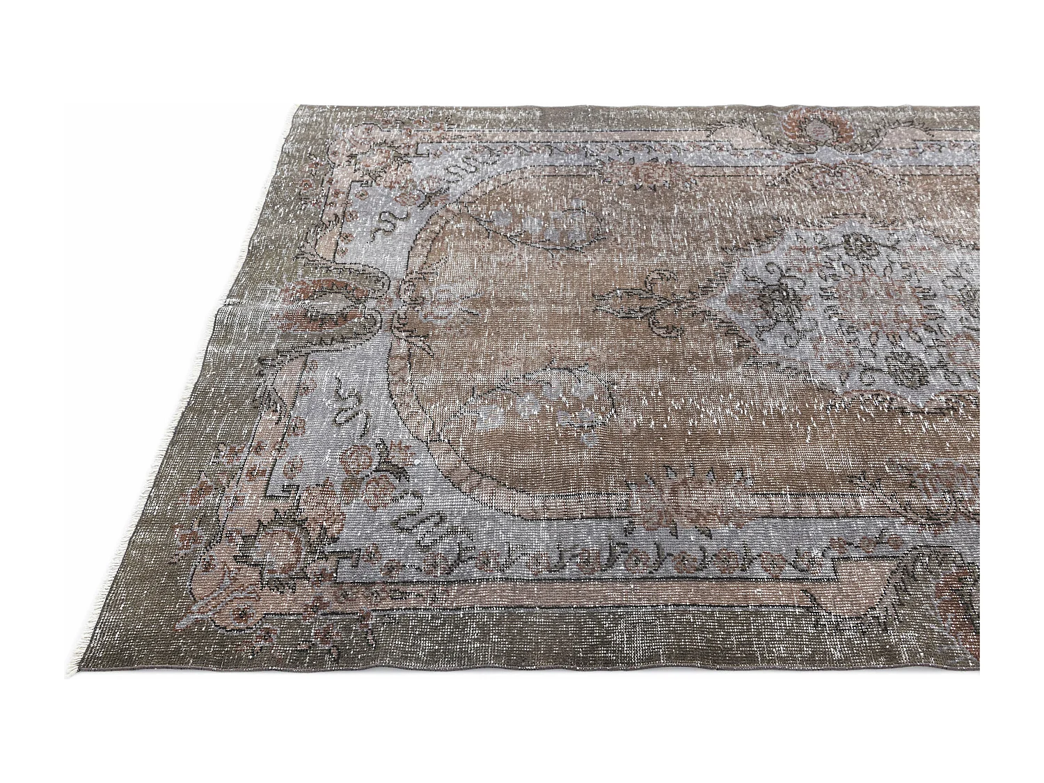Tapis de laine 170x287 brun Ultra Vintage