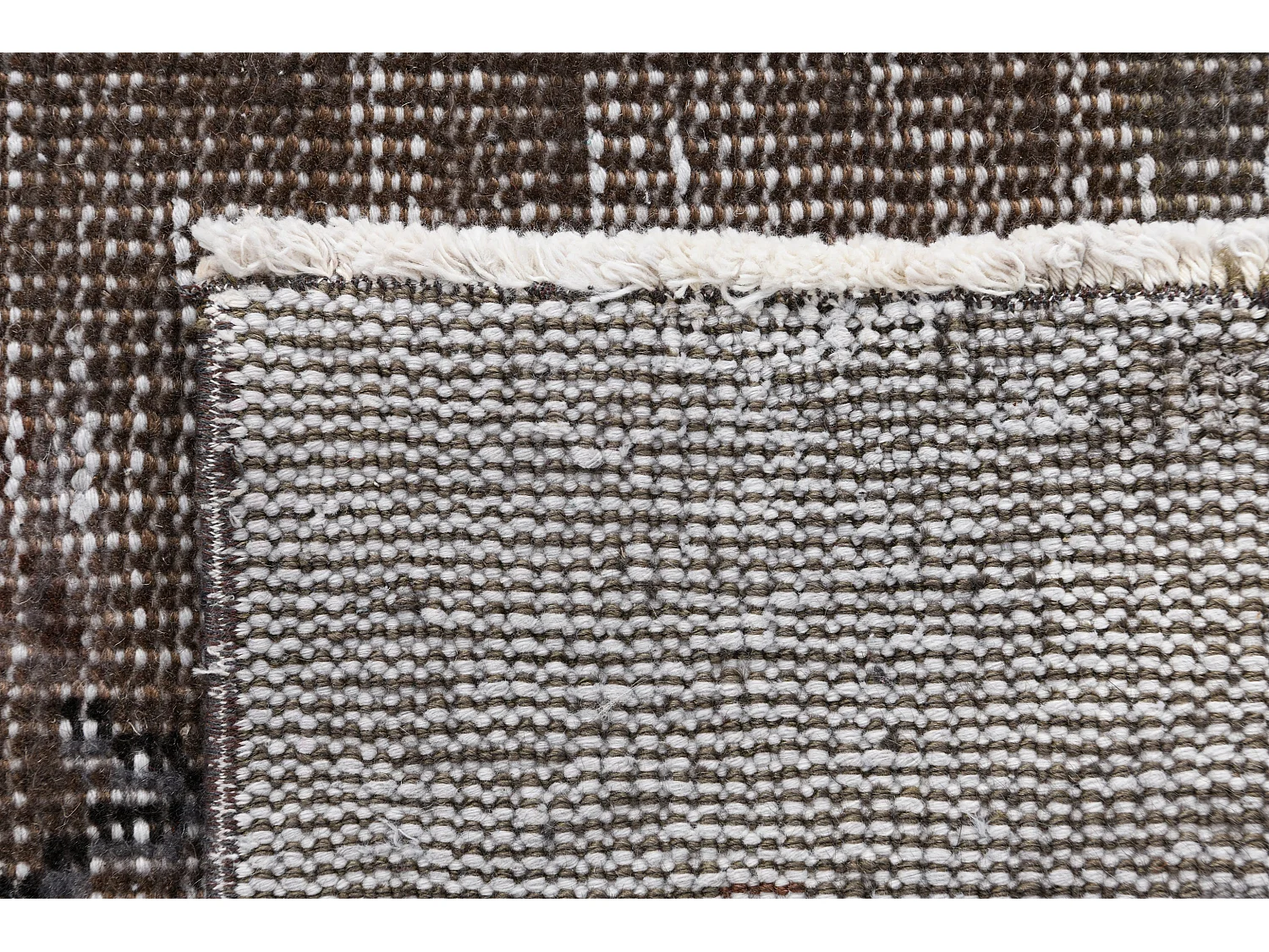 Tapis de laine 170x287 brun Ultra Vintage