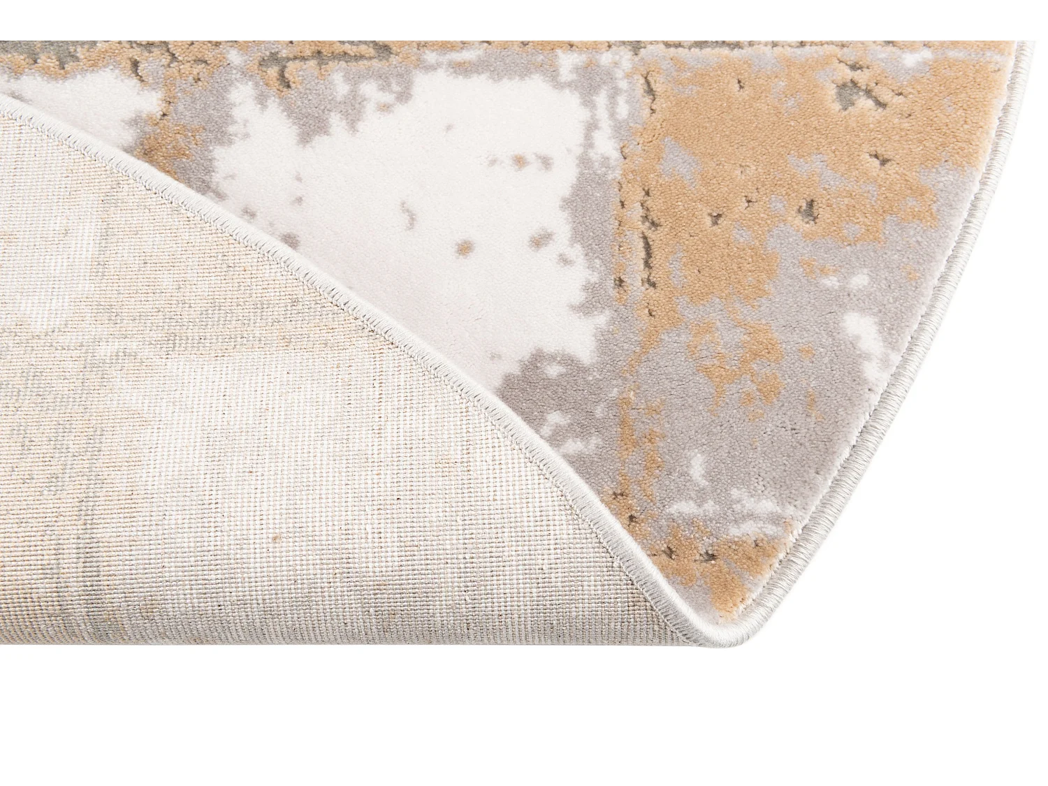 Tapijt 240x240 Beige Davos Cube