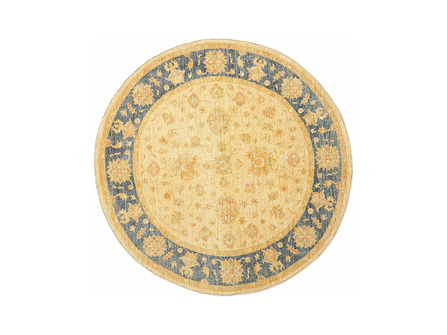 Tapis de laine 200x200 beige Kaizar