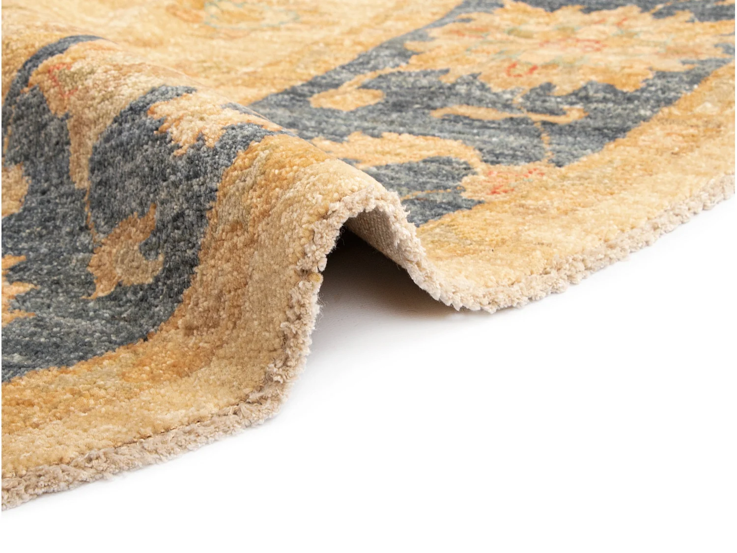 Tapis de laine 200x200 beige Kaizar