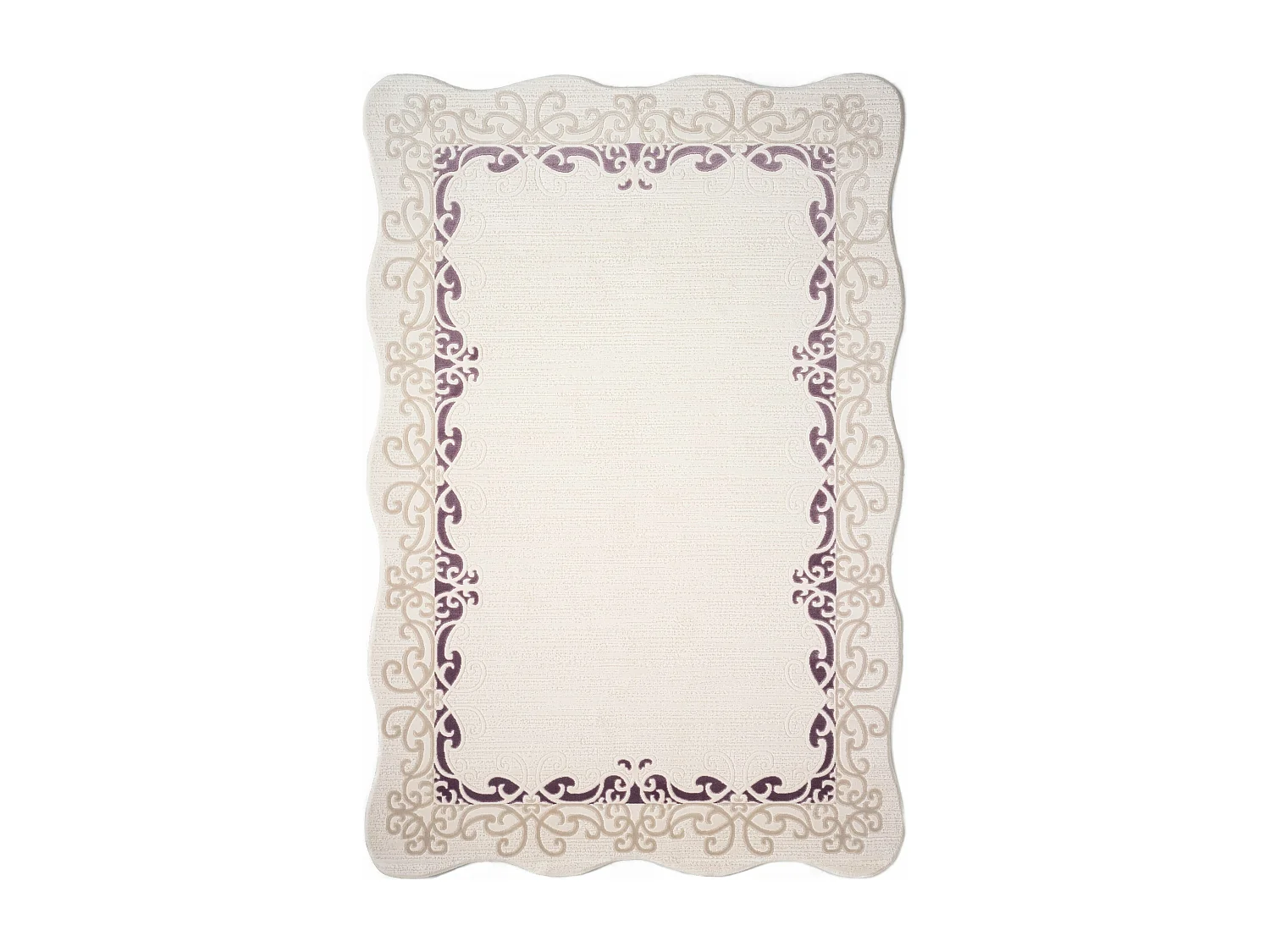 Teppich 160x230 Beige Royal Frame