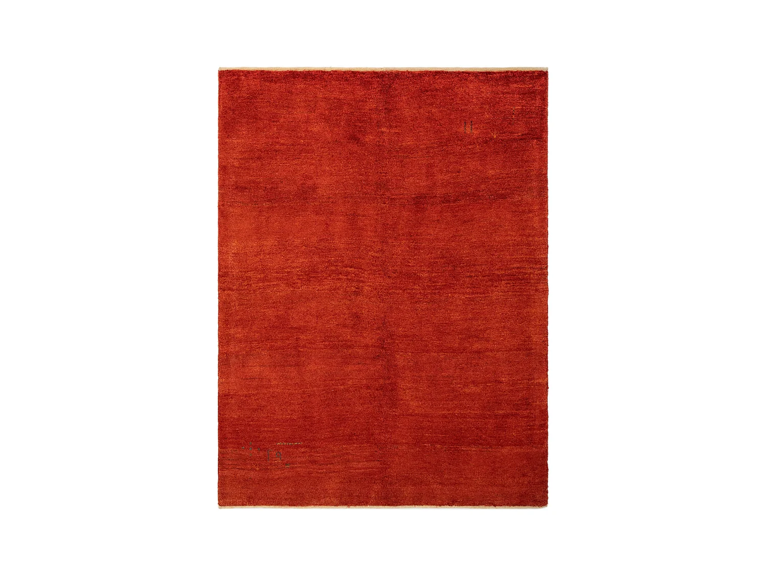 Tapis de laine 154x202 rouge Gabbeh