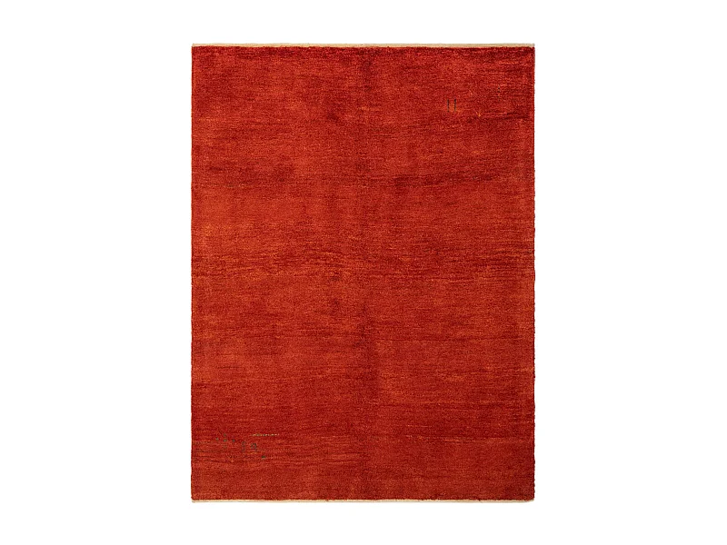 Tapis de laine 154x202 rouge Gabbeh