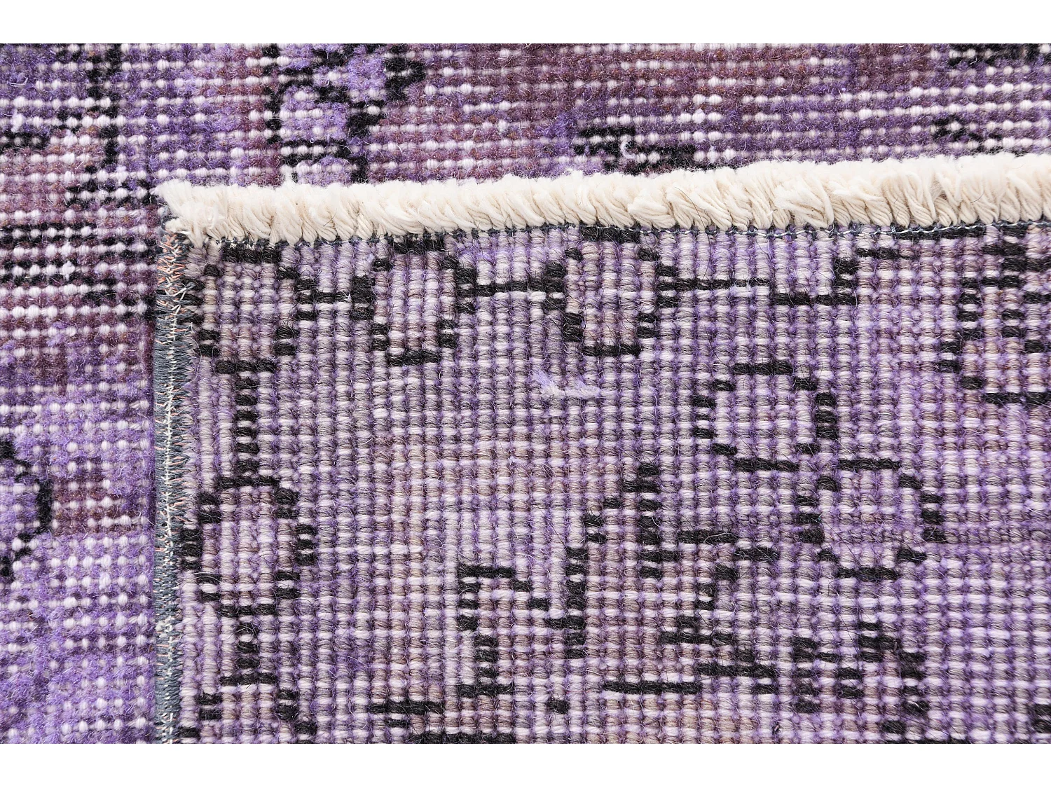 Tappeto in lana 165x284 Viola Ultra Vintage