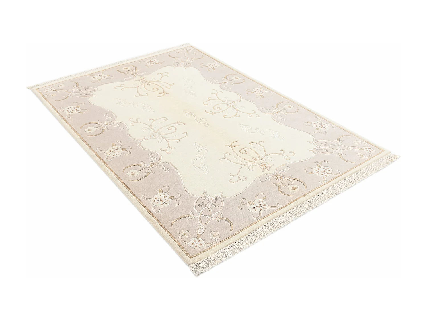 Tappeto in lana 124x180 beige Darya