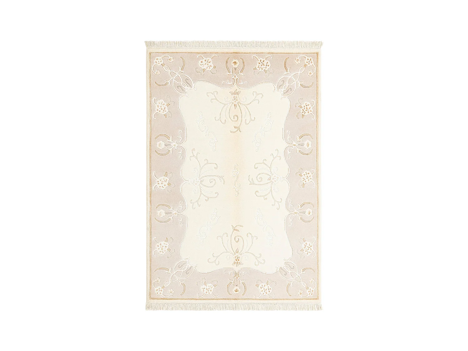 Wollteppich 124x180 Beige Darya