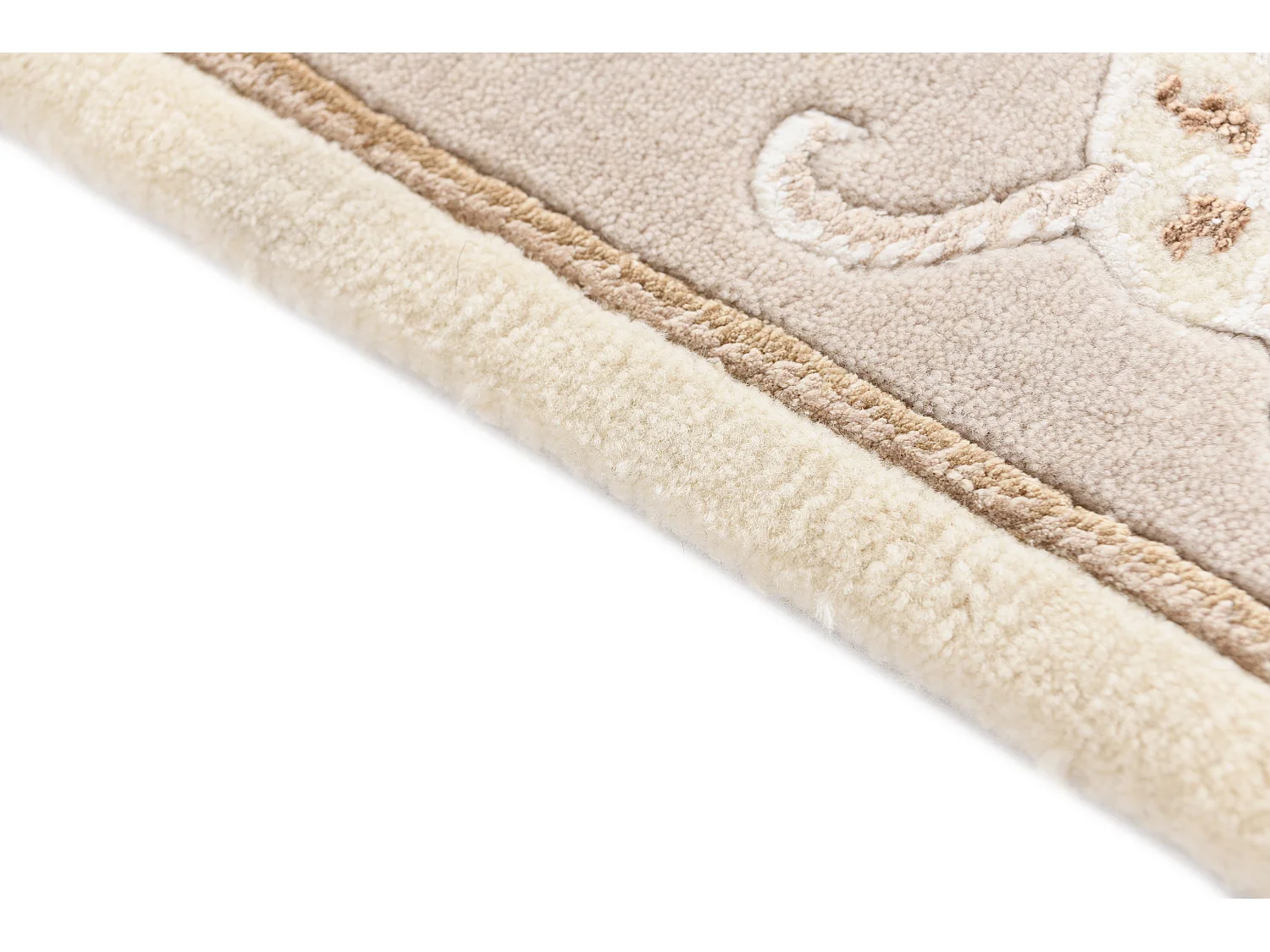 Tapis de laine 124x180 beige Darya