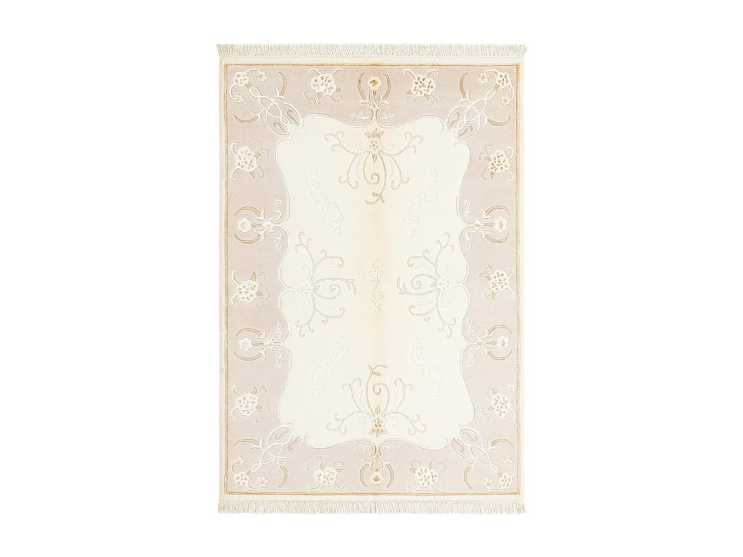 Tapis de laine 124x180 beige Darya