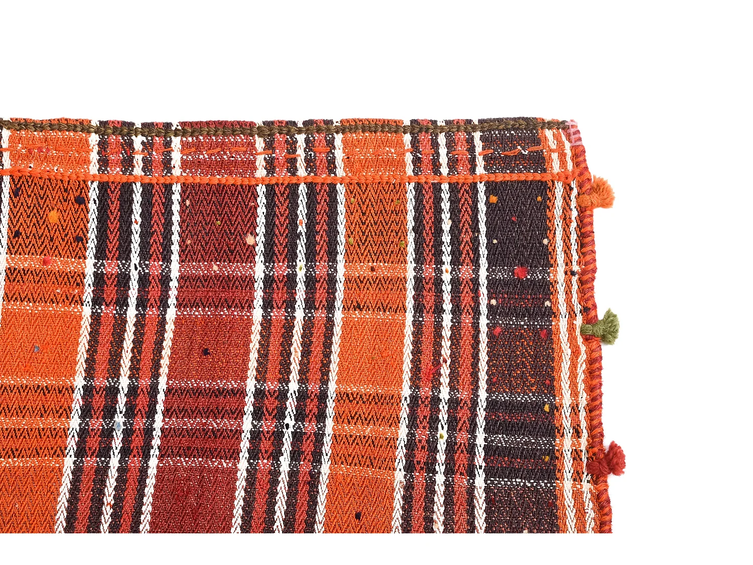 Tapis de laine 150x217 orange Jajim