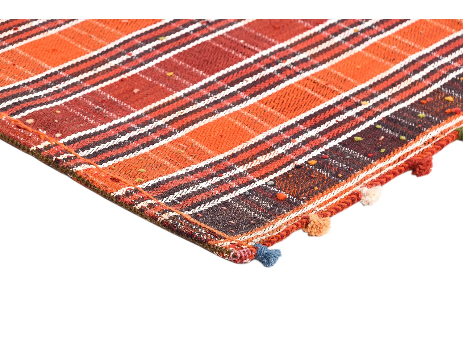 Tappeto in lana 150x217 arancia Jajim