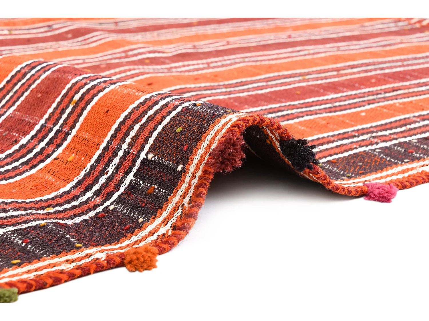 Tappeto in lana 150x217 arancia Jajim