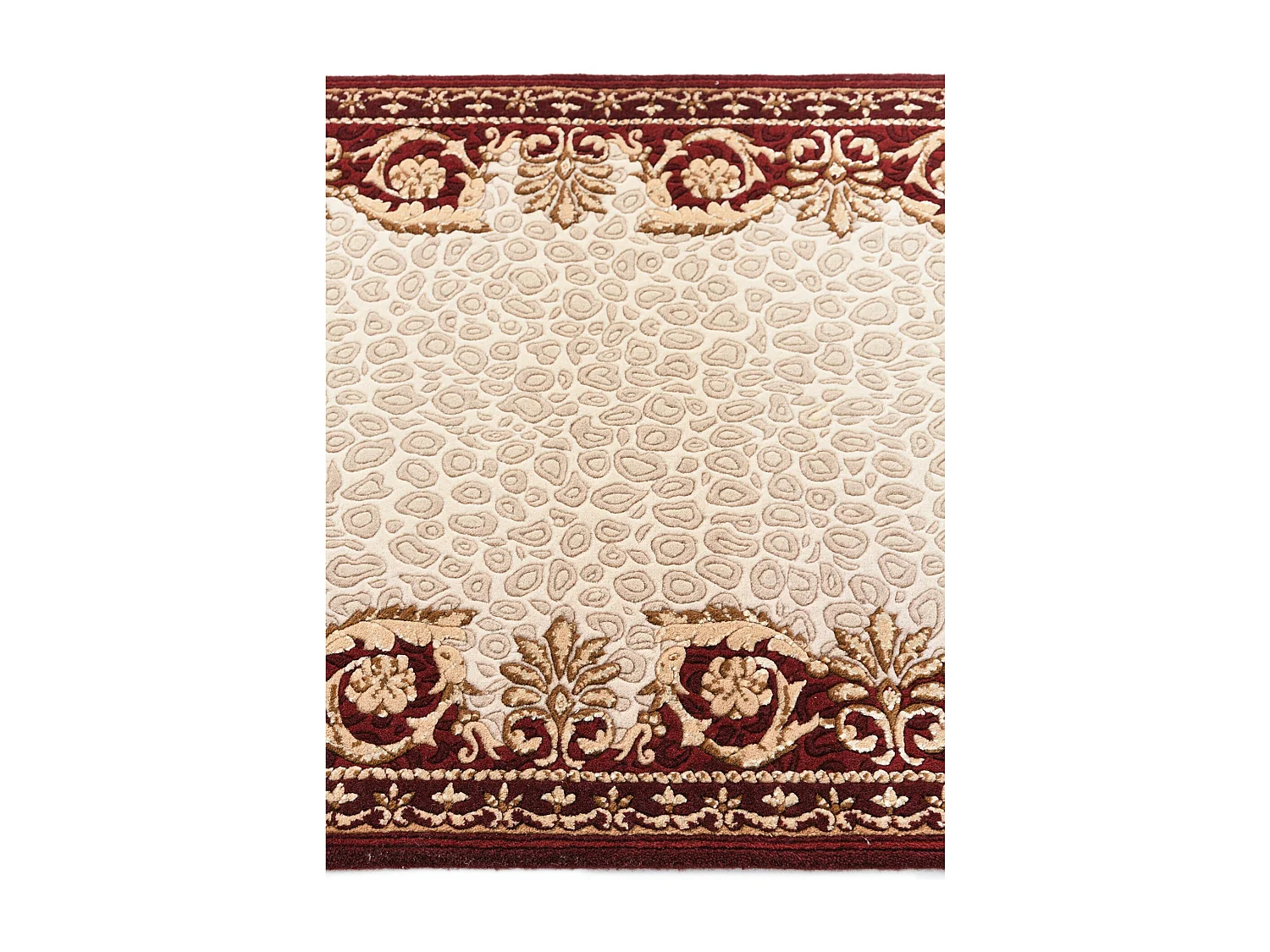 Läufer-Wollteppich 81x302 Rot Darya