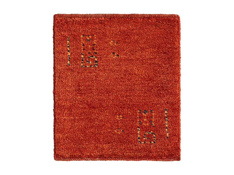 Tapis de laine 45x50 rouge Gabbeh