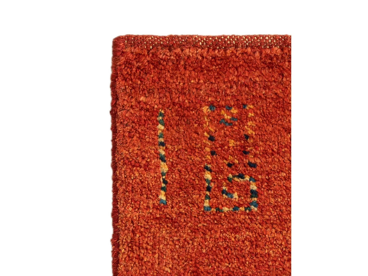 Tapis de laine 45x50 rouge Gabbeh